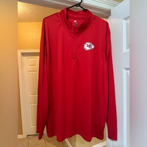 Sleek Kansas City Chiefs zip pullover